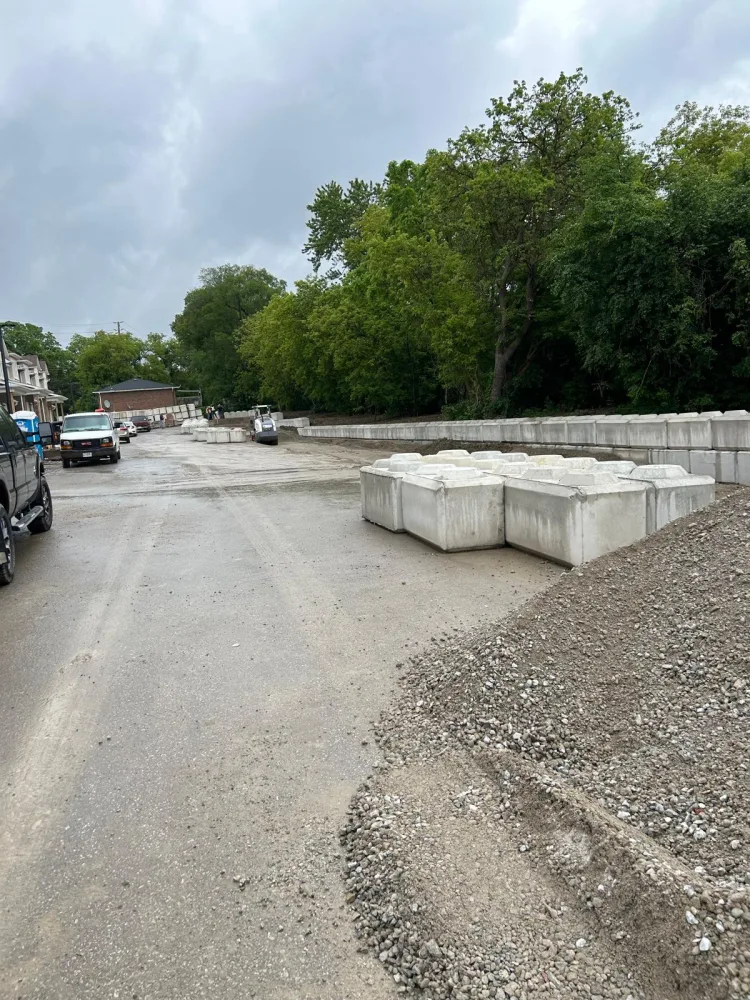 Retaining Wall service — Global City Excavation, GTA